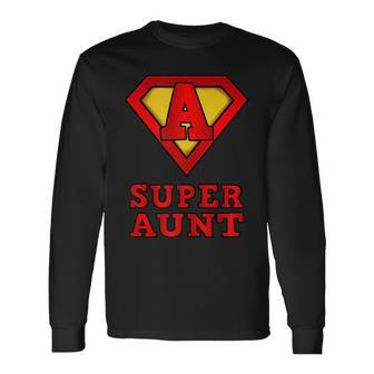 Damen Superhelden-Super-Tante- – Tolles Geschenk Langarmshirts - Seseable