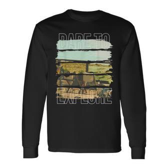 Dare To Explore Seaside Long Sleeve T-Shirt - Monsterry DE