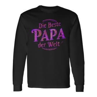 Das Bester Papa Der Welt Dasatertagsges Langarmshirts - Geschenkecke