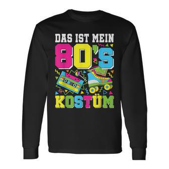 Das Ist Mein 80S Kostüm 80S Motto Party Outfit Langarmshirts - Seseable