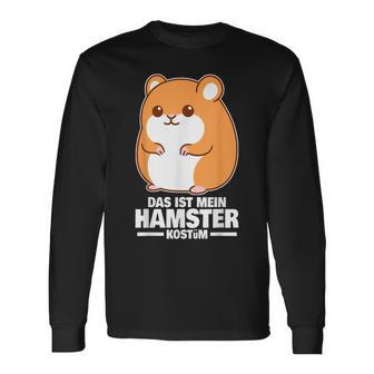 Das Ist Mein Hamster German Text Langarmshirts - Seseable