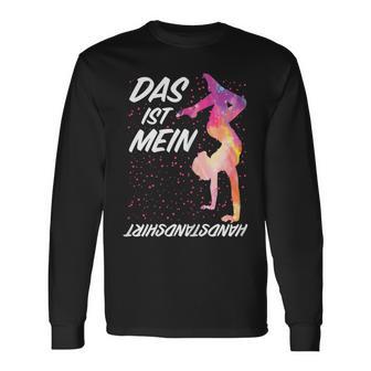 Das Ist Mein Handstand Gymnastics Gymnastics Langarmshirts - Seseable