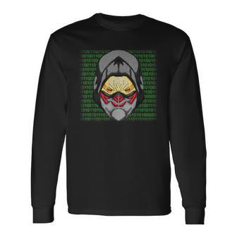 Data Ninja Data Science Binary S Computer Long Sleeve T-Shirt - Monsterry