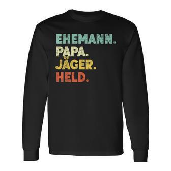 Day 'Husband Papa Jäger Held' Langarmshirts - Geschenkecke