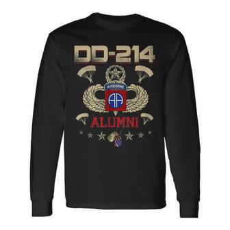 Dd-214 Us Army 82Nd Airborne Division Alumni Veteran Long Sleeve T-Shirt - Monsterry AU