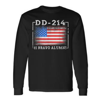 Dd214 11 Bravo Alumni For A Veteran Long Sleeve T-Shirt - Monsterry DE