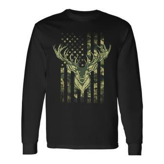 Deer Hunting Dad Father's Day Hunter Daddy Father Long Sleeve T-Shirt - Thegiftio UK