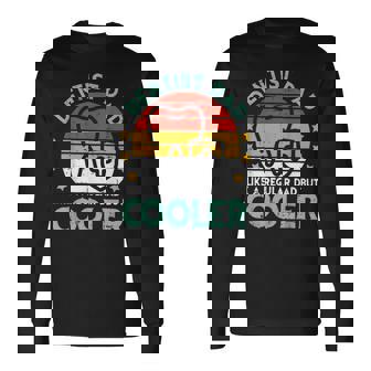 Dentist Dad Fathers Day Retro Dental Papa Grandpa Men Long Sleeve T-Shirt - Thegiftio