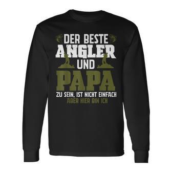 Der Beste Angler Und Papaateratertag Geschenk Herren Langarmshirts - Geschenkecke