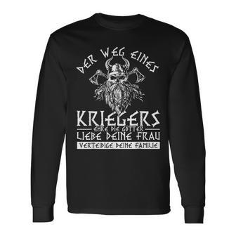 Der Weg Eines Kriegerger German Language Langarmshirts - Seseable
