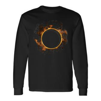 Graphic Total Solar Eclipse August 21 2017 Long Sleeve T-Shirt - Monsterry UK