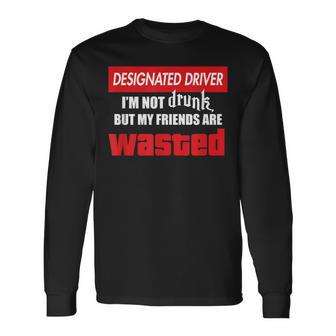 ated Driver Sober Friend Long Sleeve T-Shirt - Monsterry