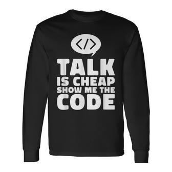 Developer Informatik Coder Code Programmer Langarmshirts - Seseable