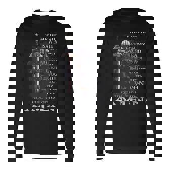 The Devil Saw Me With My Head Down Thought He'd Won Long Sleeve T-Shirt - Thegiftio