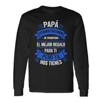 Dia Del Padre Hombre Papá Hija Hijo Regalo Padre Camiseta de manga larga - Regaloses