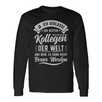 Die Beste Kollegen German Language Black S Langarmshirts - Seseable