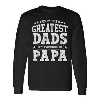 Die Bestenäter Werden Zum Papa Papiatertag Befördert Opa Langarmshirts - Geschenkecke