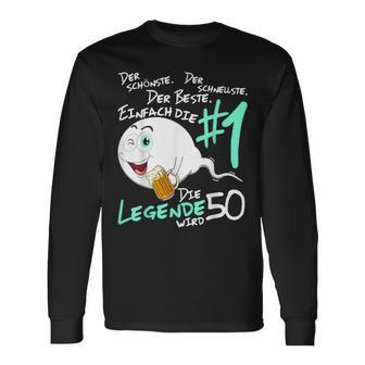 Die Legende Wird 50 Jahre 50S Birthday S Langarmshirts - Seseable