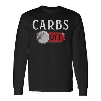 Dieta Cetogénica Keto Dieta Carbohidratos Off Camiseta de manga larga - Regaloses