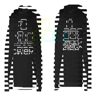 Dinge Die Mich Bewegen Dinge Die Mich B Langarmshirts - Seseable