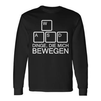 Dinge Die Mich Bewegen Dinge Die Mich B Langarmshirts - Geschenkecke