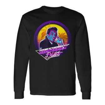 Diomedes Diaz Colombia El Cacique Vallenato 80S Style Long Sleeve T-Shirt - Monsterry AU