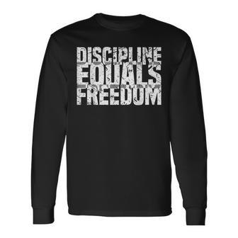 'Discipline Freedom' Amazing Equality Rights Long Sleeve T-Shirt - Monsterry UK