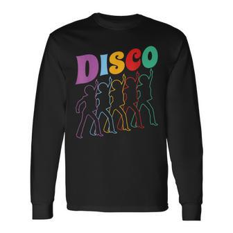 Disco 70S Disco Themed Vintage Retro Dancing 1970'S Style Long Sleeve T-Shirt - Thegiftio UK