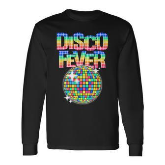 Disco Ball Themed Vintage Disco Fever Dancing Long Sleeve T-Shirt - Thegiftio UK