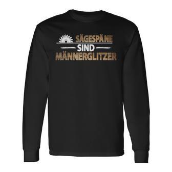 Diyer Carpenters Craftsmen Sägespäne Sind Glitter Langarmshirts - Seseable