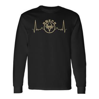 Dnepr Motorcycle Span Offroad Motorcycle Biker Ekg Langarmshirts - Seseable