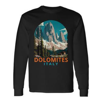 Dolomites Travel Exploration Souvenir Dolomites Italy Langarmshirts - Geschenkecke