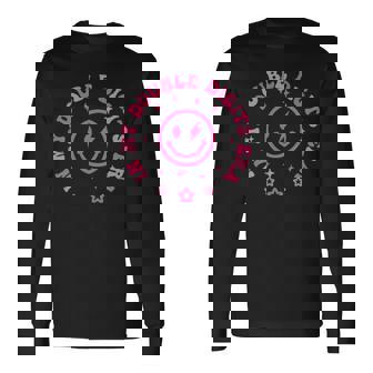 In My Double Digits Era Retro 10 Year Old 10Th Birthday Girl Long Sleeve T-Shirt - Monsterry