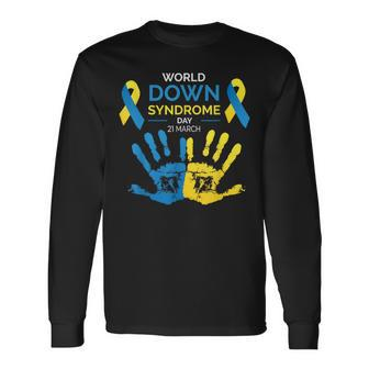 Down Syndrome Awareness Great World Down Syndrome Day 2024 Long Sleeve T-Shirt - Seseable