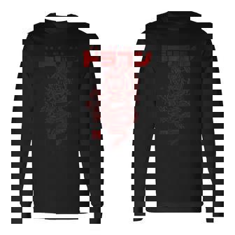 Dragón Chino Con Letras Chinas Y Japonesas Camiseta de manga larga - Regaloses