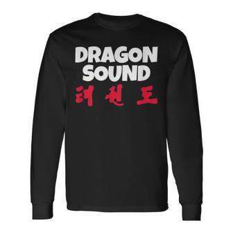 Dragon Sound Chinese Japanese Mythical Creatures Long Sleeve T-Shirt - Monsterry UK