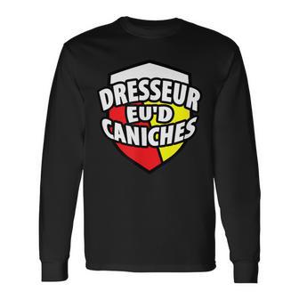 Dresseur De Caniche Lensois Cadeau Supporter Lens Foot T-shirt à manches longues - Cadeauxyz