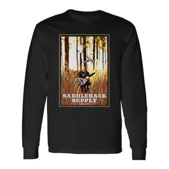 Duck Hunting Logo Long Sleeve T-Shirt - Monsterry AU