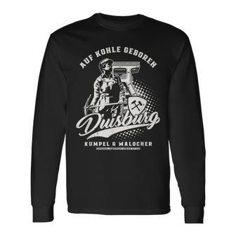 Duisburg Auf Kohle Geboren S Langarmshirts - Geschenkecke