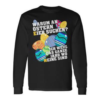 Easter Easter Dad Eggs Easter Langarmshirts - Geschenkecke