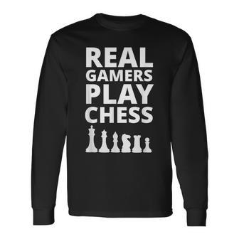 Echte Gamer Spiele Black Langarmshirts - Seseable