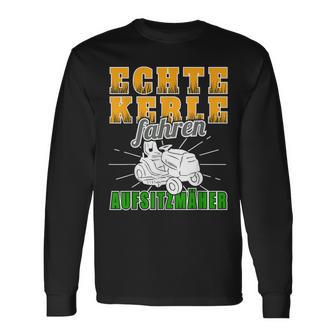 Echte Kerle Fahren Ride-On Mower Langarmshirts - Geschenkecke