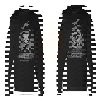 Edgar Allan Poe Cuervo Gótico Nunca Más Oculto Inglés Horror Camiseta de manga larga - Regaloses