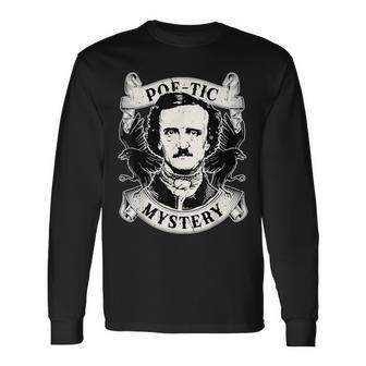 Edgar Allan Poe Cuervos Góticos Camiseta de manga larga - Regaloses