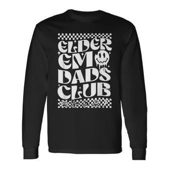 Elder Emo Dads Club Fathers Day Long Sleeve T-Shirt - Monsterry CA