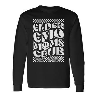 Elder Emo Moms Club Long Sleeve T-Shirt - Seseable