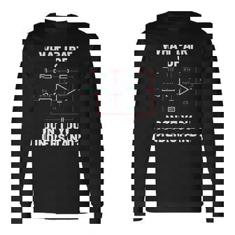 Electronic Diagram Electrical Engineer Long Sleeve T-Shirt | Mazezy