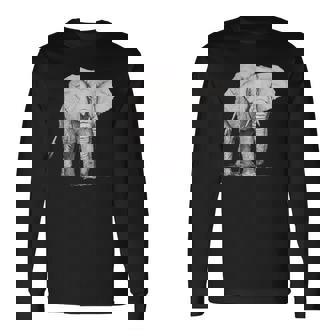 Elefante Amante De Animales Salvar A Los Elefantes Planeta Camiseta de manga larga - Regaloses