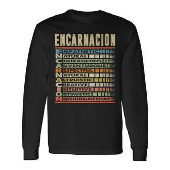 Encarnacion Family Name Encarnacion Last Name Team Long Sleeve T-Shirt - Seseable