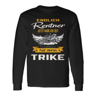 Endlich Pensioner Trikefahrer Trike Langarmshirts - Seseable